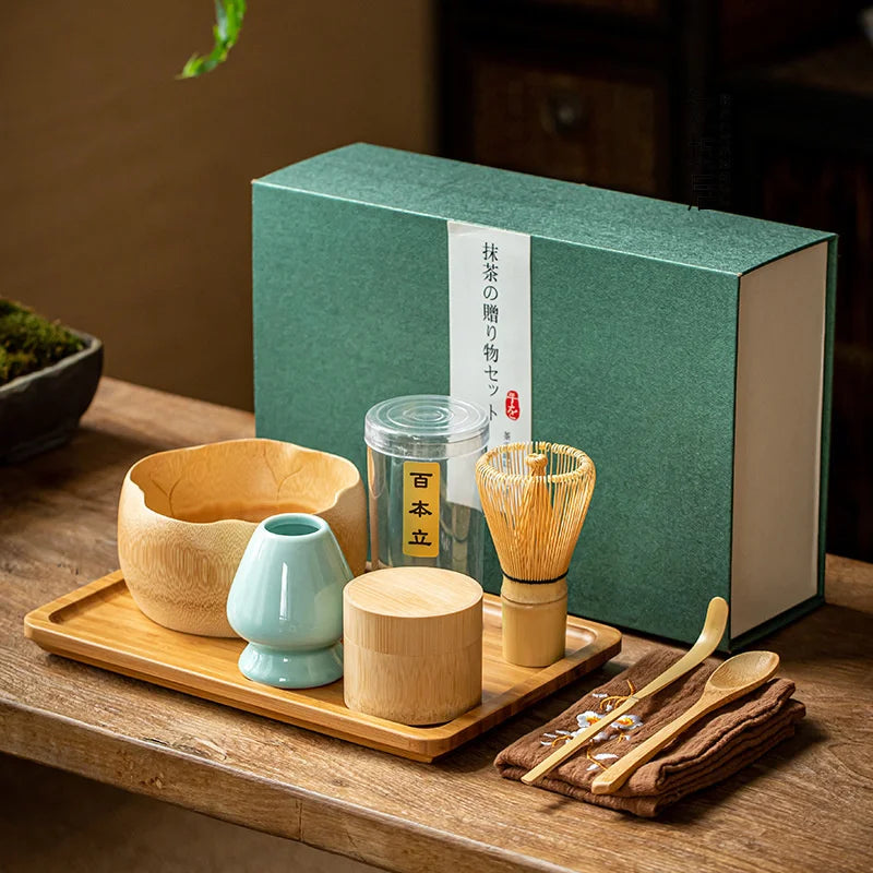 Bamboo matcha kit