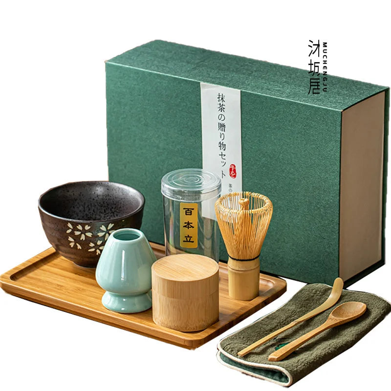 Bamboo matcha kit