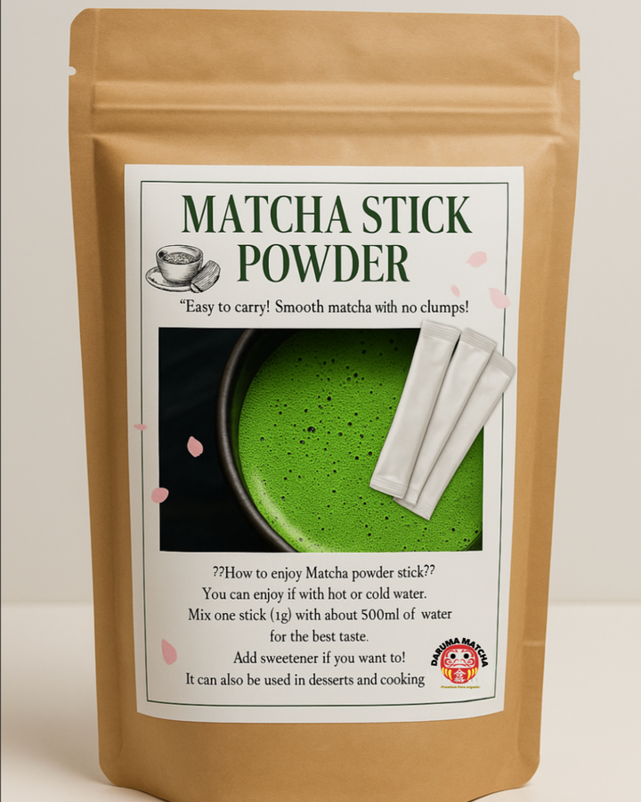 Organic Matcha Stick Pack – 16 Sticks